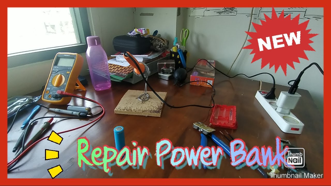 Tutorial memperbaiki power bank [ power bank repair ] 