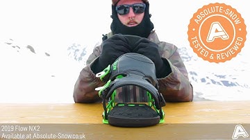 2018 / 2019 | Flow NX2 Snowboard Bindings | Video Review
