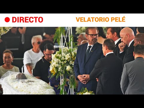 PELÉ: VELATORIO de 'O REI' en el ESTADIO VILA BELMIRO de SANTOS | RTVE Noticias