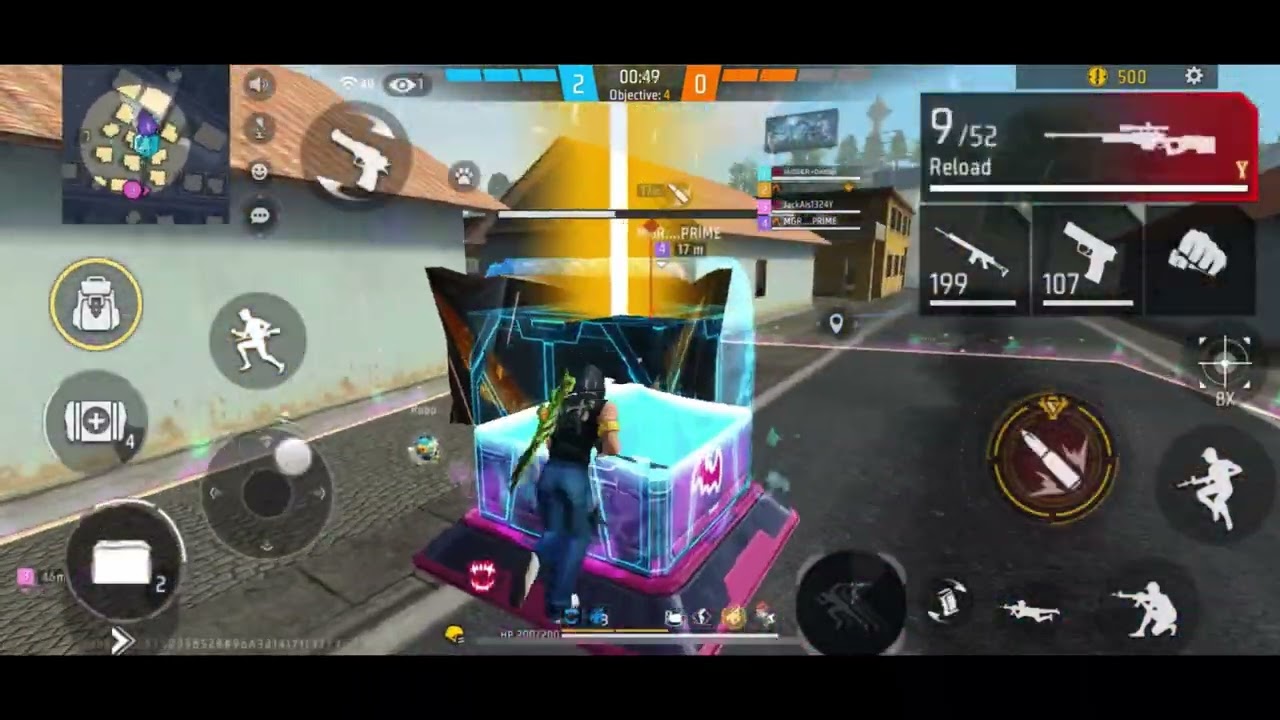 Luminous daksh ka gameplay Playing free fire  Free Fire khel kar maza aa gya 