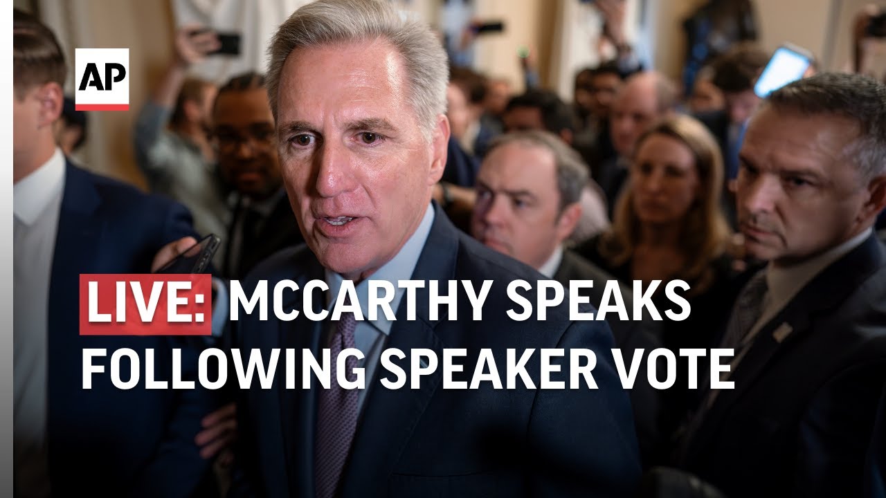 LIVE | Kevin McCarthy speaks for the first time after House speaker vote