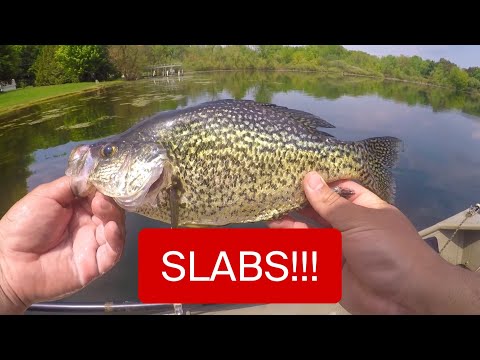 JIGGING for SLAB CRAPPIE!!!!