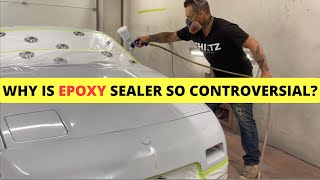 Mixing and applying EPOXY primer/sealer on the 1985 Fiero GT