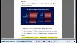Senior python developer 101: python developer roles and responsibilities?