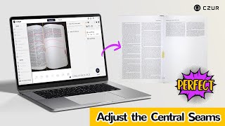 How to adjust the central seams during scanning books? screenshot 4