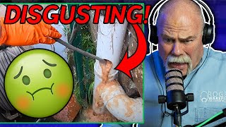 Real Plumber Reacts to DISGUSTING Drain Addict Videos!