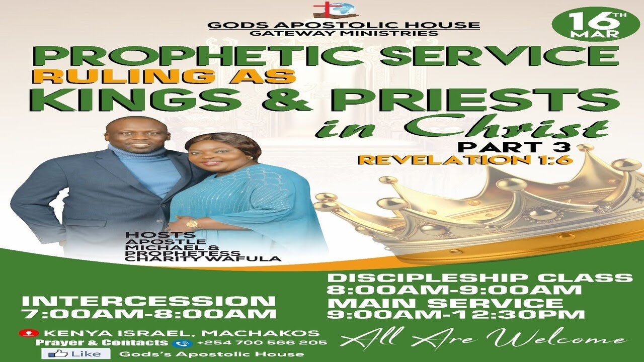 16TH MARCH:WELCOME TO OUR RULING AS KINGS & PRIESTS IN CHRIST (PART3 ...