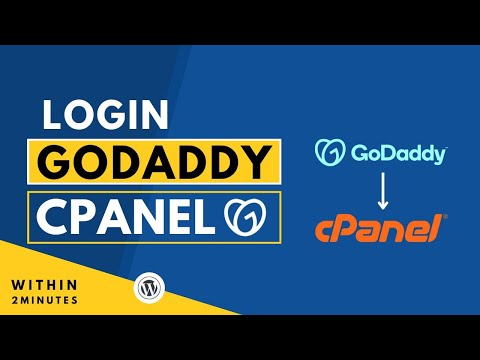 How To Login Godaddy Cpanel 2026 | Find & Access Cpanel In Godaddy Hosting