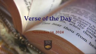 Verse Of The Day - November 14, 2024