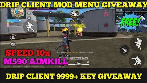 DRIP CLIENT MOD MENU | FREE FIRE OB50 HACK | FREE HACK | NO BAN NO BLACKLIST | FLY HACK + SPEED HACK