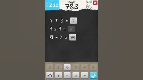 6 Numbers by Brainbow Answers Level 65