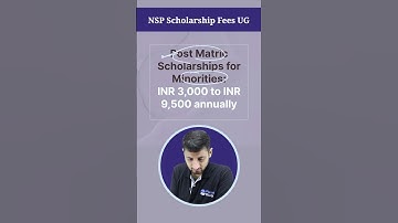 What is NSP Scholarship Amount for UG Students?🤑#shorts