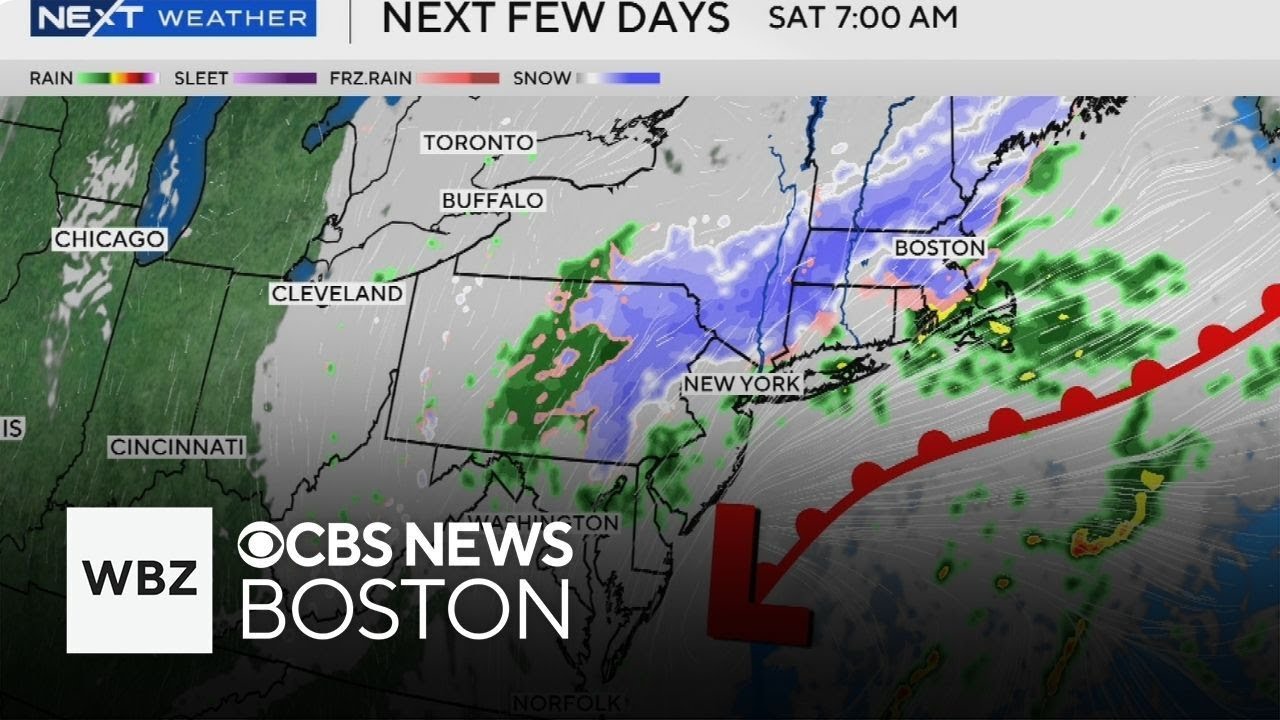 Multiple chances for snow showers in Massachusetts, meteorologists say in latest forecast
