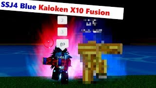 SSJ4 Blue Kaioken and SSJR Blue Fusion | DBZ Final Stand