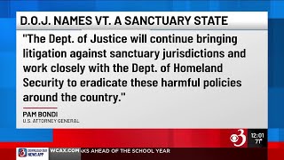 Vermont, New York among Justice Department list of ‘sanctuary jurisdictions’