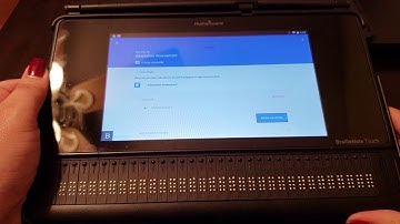 Using Google Classroom on Braillenote Touch