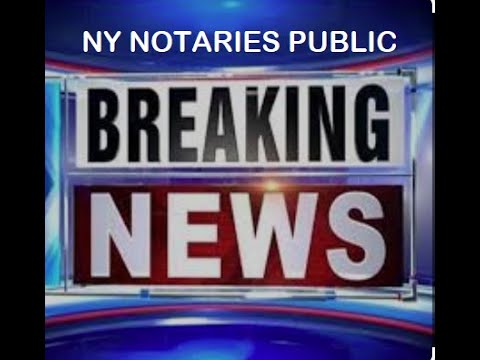 Breaking Draft Act News - NY Notaries Applications & Renewals