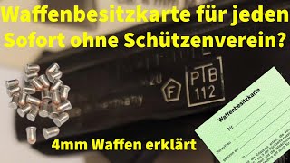 Can anyone get a firearms license/permit immediately, even without a shooting club 4mm weapons e...