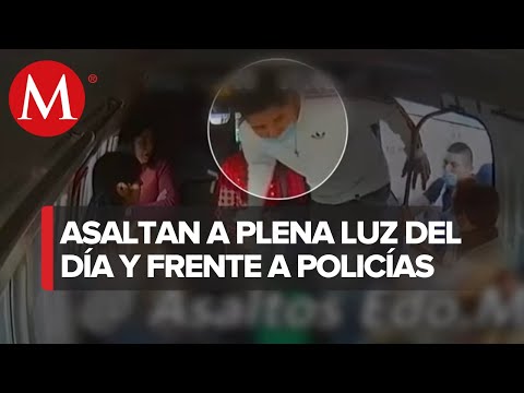 Continúan asaltos a transporte en Ecatepec, Estado de México