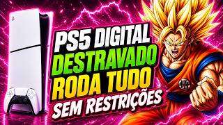 PS5 DIGITAL DESTRAVADO RODA TUDO SEM RESTRIÇÕES TESTEI e MOSTRO🔥