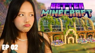BUILDING SOMETHING THAT GAVE ME IDENTITY CRISIS | Better Minecraft Let’s Play #2