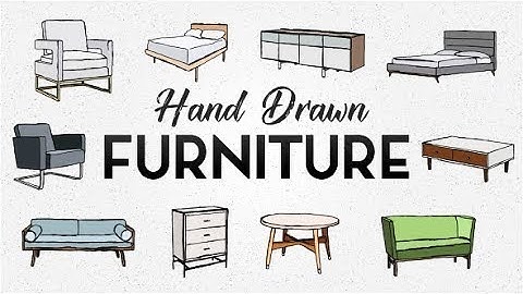 Hand Drawn Animated Furnitures - After Effects Template