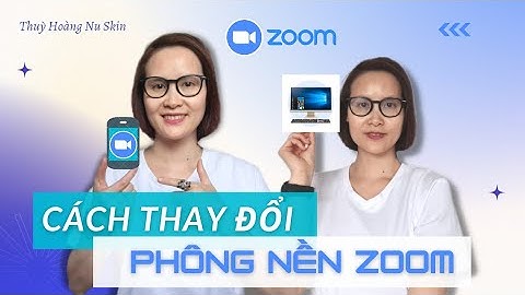 Cách thay phông nền  Zoom