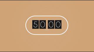 4 Hours Deep Focus Session | 50/10 Pomodoro Timer | Minimalist Flip Clock + Click Sound