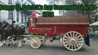 St. Patrick's Day Parade 2018 in Savannah, Georgia