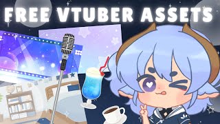 【Vtuber Tutorial】A Website with Free Backgrounds, Overlay Elements and Assets for Vtubers   OKUMONO