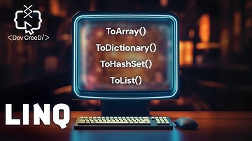 [Arabic - بالعربي] 45. ToArray, ToDictionary, ToHashSet and ToList | Linq