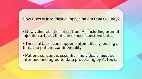 How Does AI in Medicine Impact Patient Data Security? | Everyday Bioethics Expert News