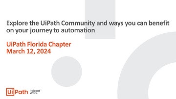 Explore the UiPath Community and ways you can benefit on your journey to automation