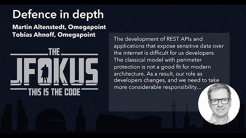 Defence in depth by Martin Altenstedt and Tobias Ahnoff