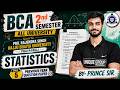📊 STATISTICS || BCA 2nd Sem || PYQ 2026 || Previous Year Question Paper Solution🔥 DAY-05