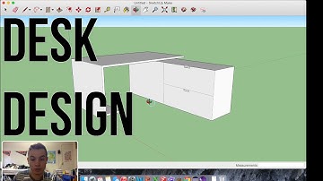 Designing a desk in SketchUp! (Beginners Guide)