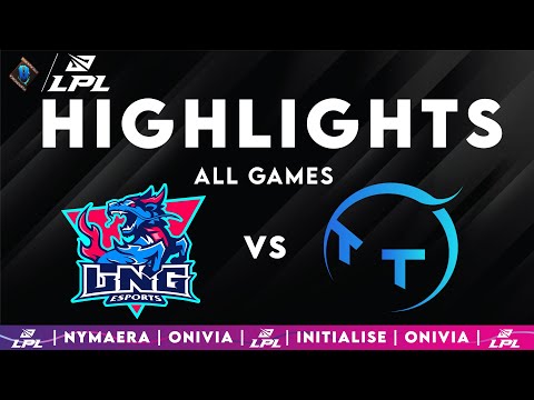 LNG vs TT Highlights ALL GAMES | LPL 2025 Split 3 | LNG Esports vs ThunderTalk Gaming by Onivia