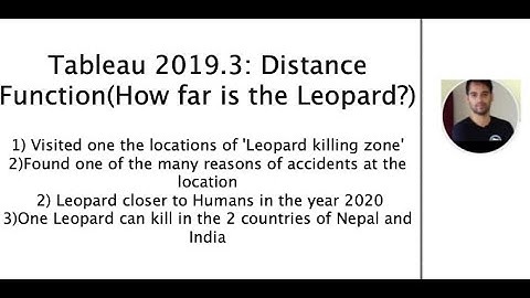 Calculate the Distance Between Points on a Map - Tableau Map