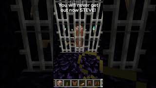 Unbreakable (ish) Prison! #minecraft #shorts  #trap