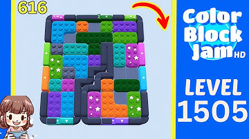 Color Block Jam Level 616 (1505) Solution Walkthrough