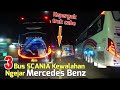 Gilaa !! Udah Lari 135Km/j SCANIA Belum Bisa Kejar MERCEDES BENZ, Udah Buka LIMIT Kah??