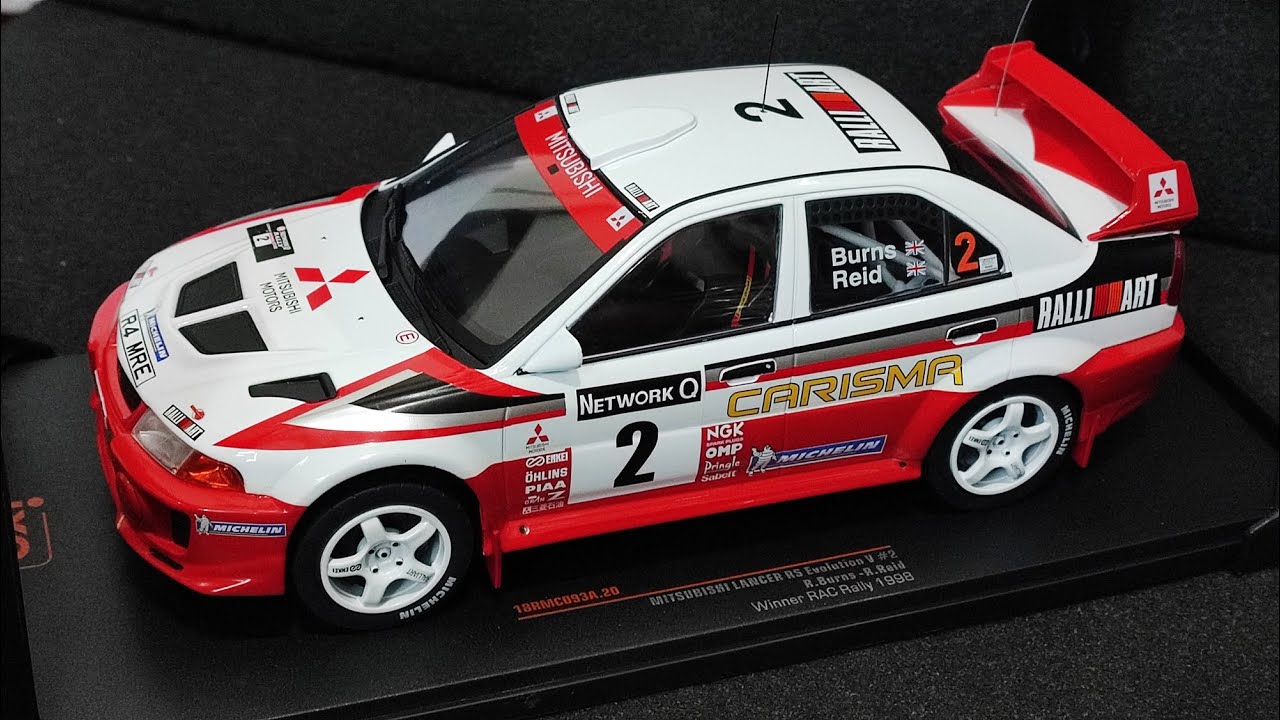 1/18 IXO Model Mitsubishi Lancer EVO V no.1