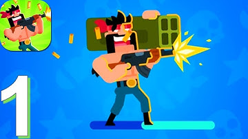 Gun Guys - Gameplay Walkthrough Part 1 (Android, iOS Gameplay)