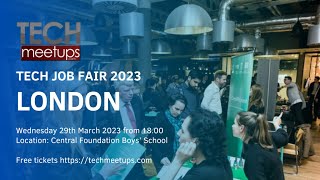 London Spring 2023 Tech Job Fair by Techmeetups