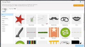 HTML Website Builder   Adding Clip Art in Wix com