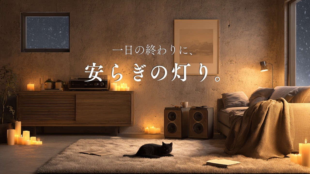 【夜の癒やしBGM】一日の終わりに、安らぎの灯り｜Soothing Light—Night Ambience Guitar Instrumental