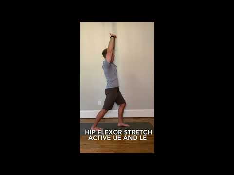 Hip Flexor Stretch Active UE LE