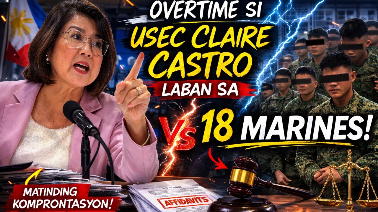 HABANG GIYERA SA MIDDLE EAST, OVERTIME SI USEC CLAIRE CASTRO LABAN SA 18 MARINES