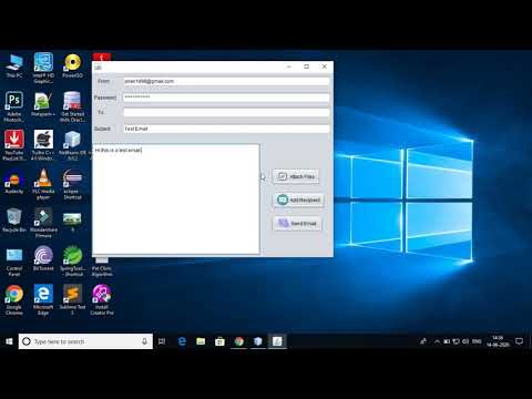 Email Panel On Java [Swing + Spring + Dependency Injection]