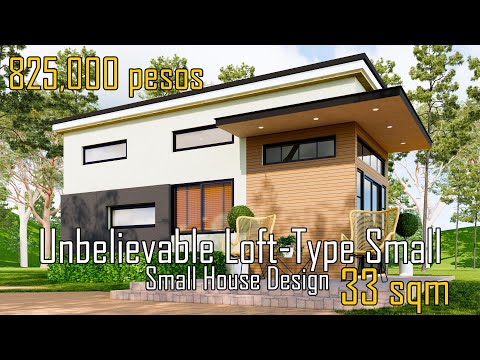 House Tour | Unbelievable Loft-Type Small House Design Idea (33 sqm only)